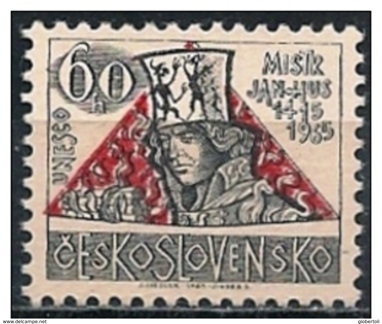 Cecoslovacchia/Czechoslovakia/Tchécoslovaquie: Jan Hus, Teologo, Theologian, Théologien - Teologi