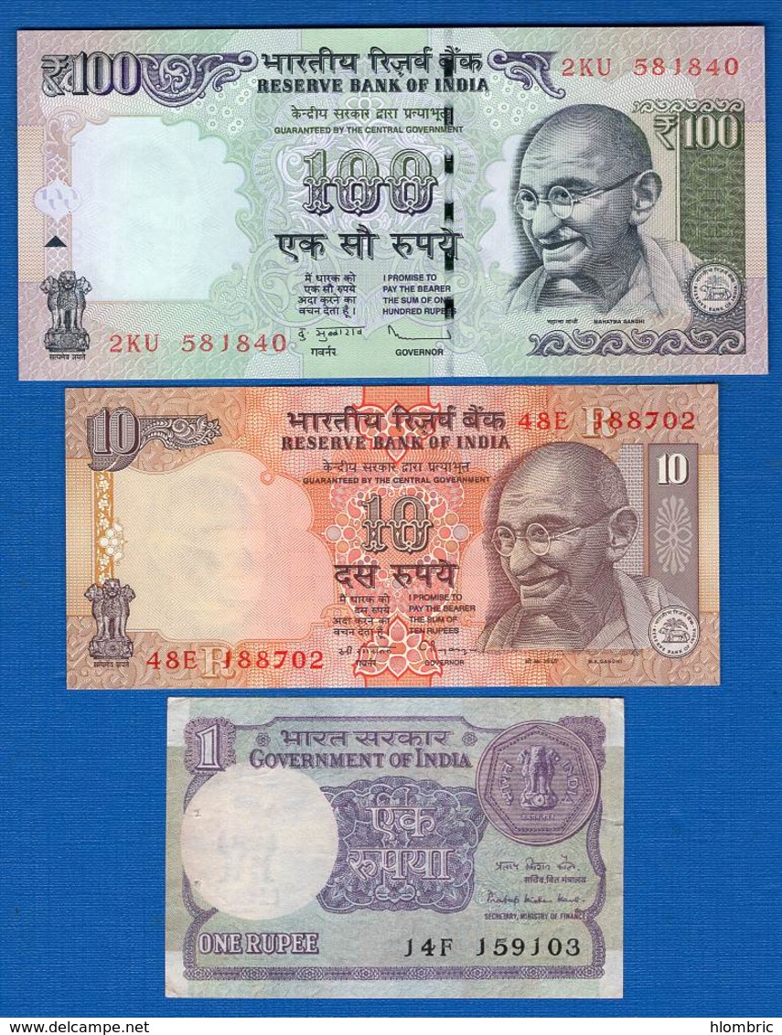 Inde  9  Billets - Inde