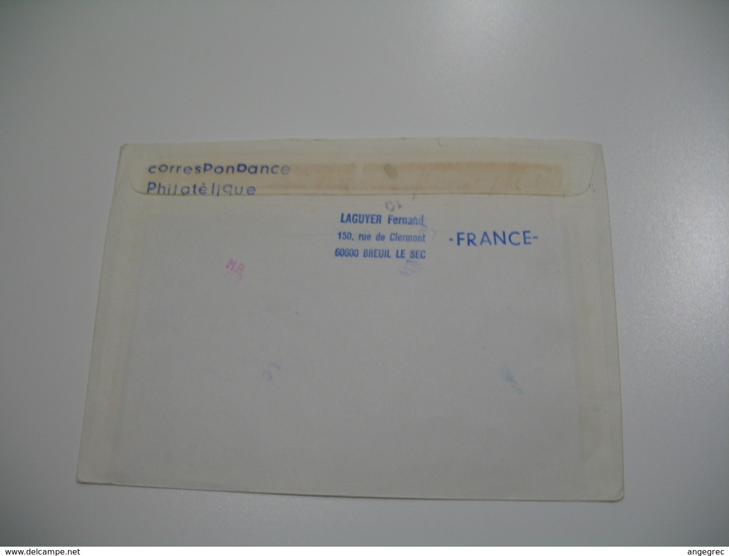 Lettre Philatélique En Poste Restante  Pour   Abbeville En  Louisiane   USA  1983  ; Retour à L'Envoyeur Voir Scan - 1961-....