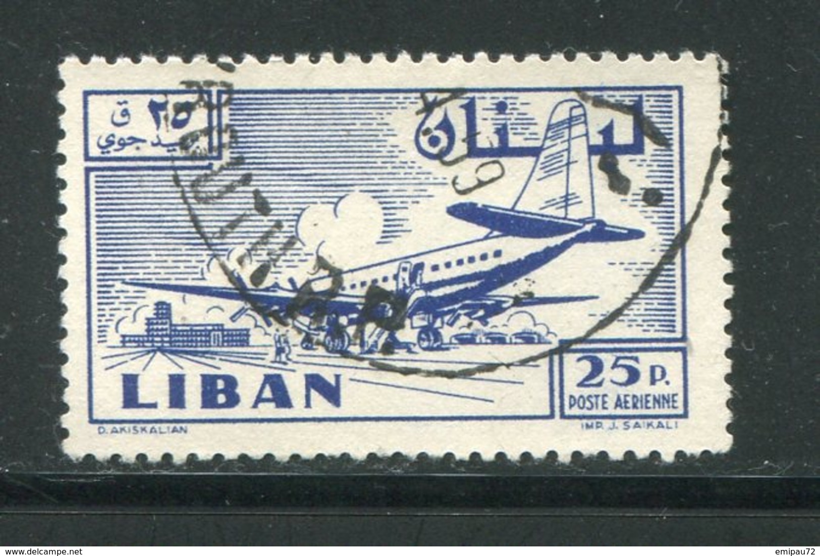 LIBAN- Poste Aérienne Y&T N°165- Oblitéré - Liban