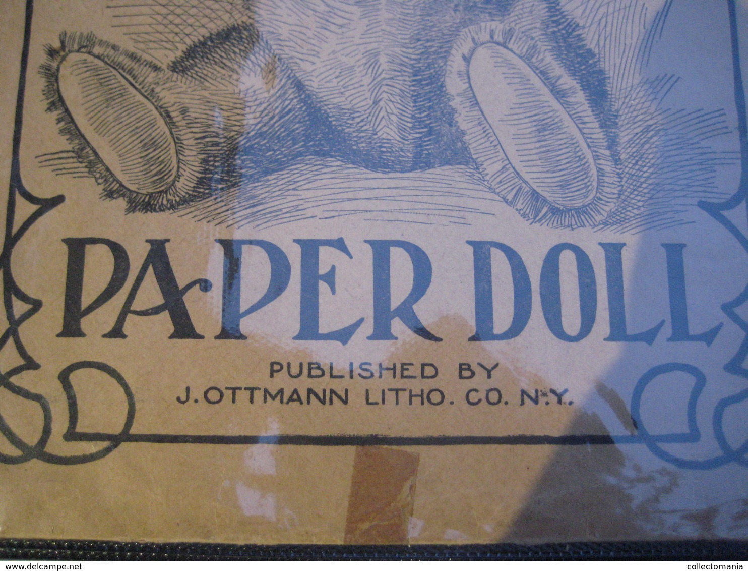 Base-ball Anno 1907  Paper Doll Outfit  Teddy Bear, Ottman Litho Company C1907, Original Envelope,5 Costumes SPORT RARE - Altri & Non Classificati