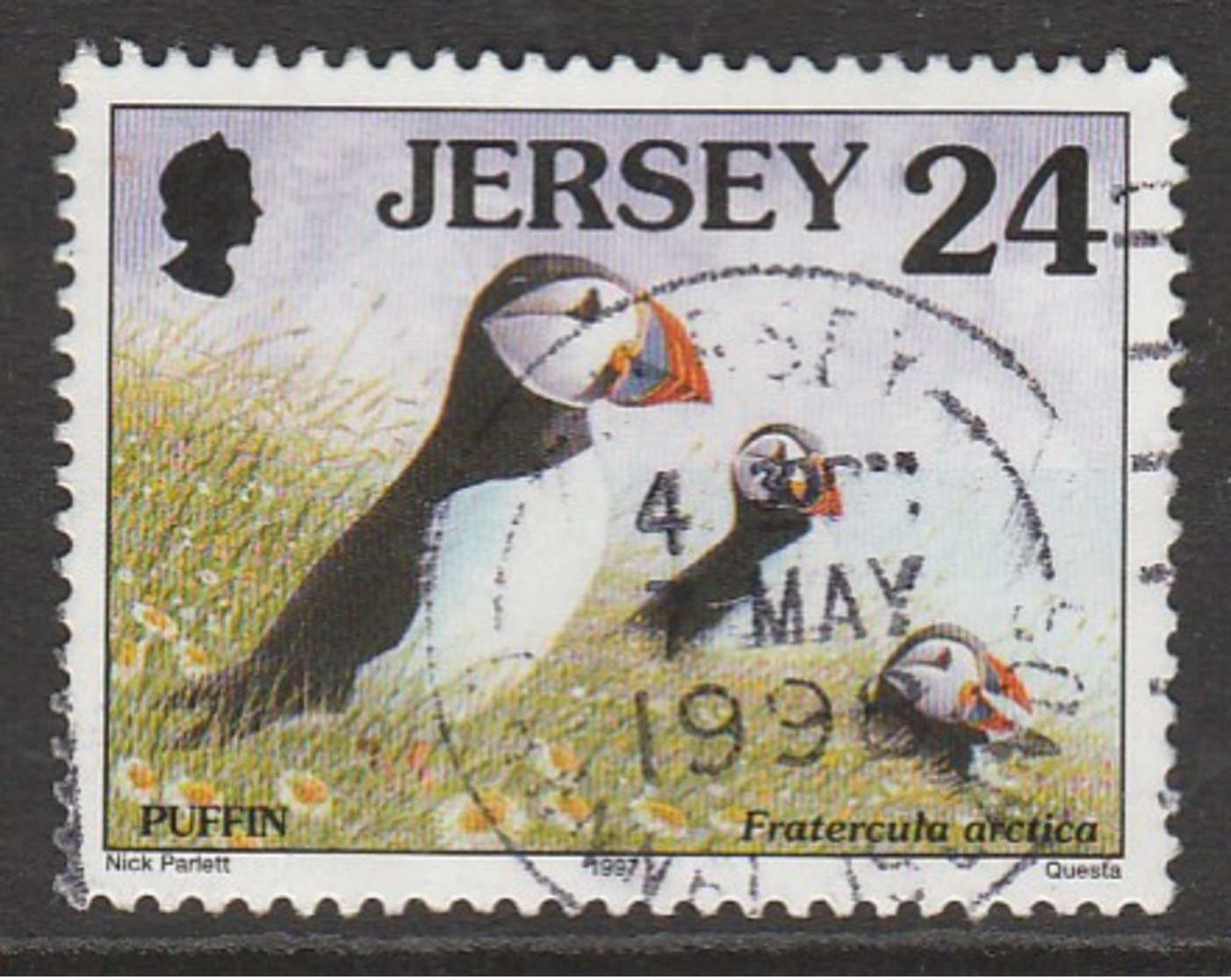 Jersey 1997 Birds 24 P Multicoloured SW 763 O Used - Jersey