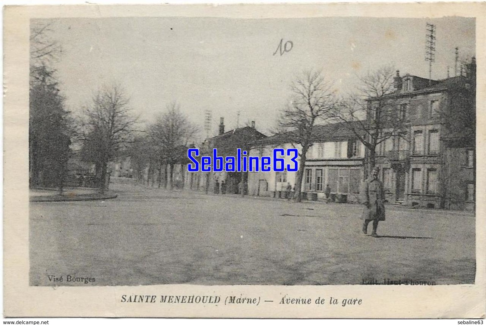 Sainte-Menehould - Avenue De La Gare - 1918 - Sainte-Menehould