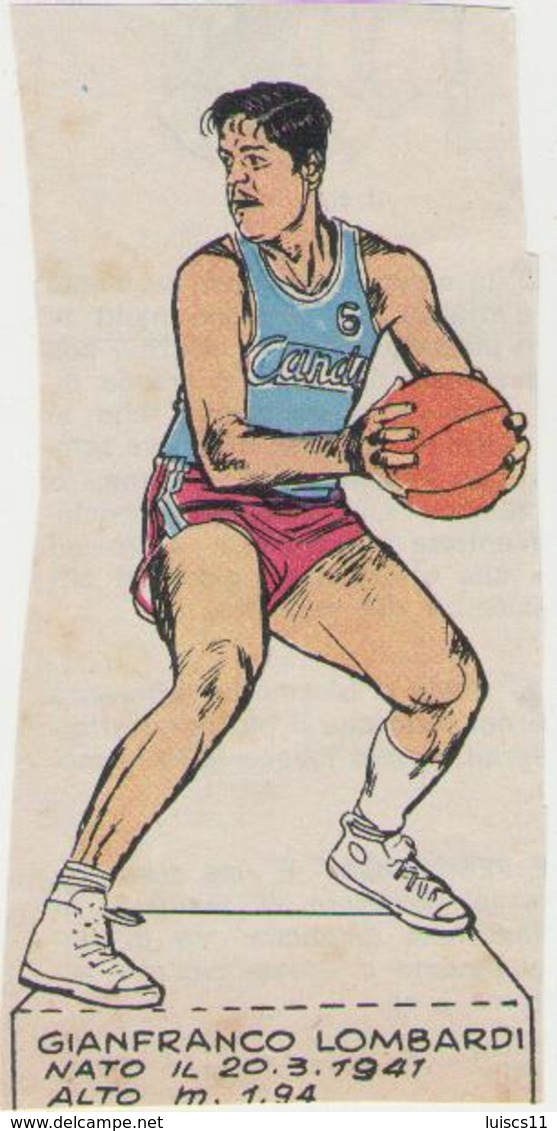GIANFRANCO LOMBARDI....CANDY.....NAZIONALE...PALLACANESTRO..VOLLEY BALL - Trading Cards