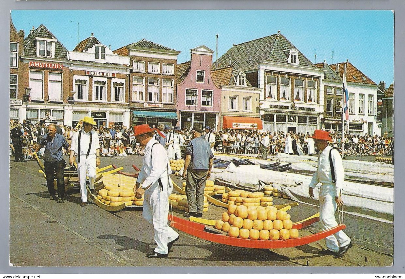 NL.- ALKMAAR. Alkmaarse Kaasmarkt.  Cheese Market. Marché Aux Fromages. - Andere & Zonder Classificatie