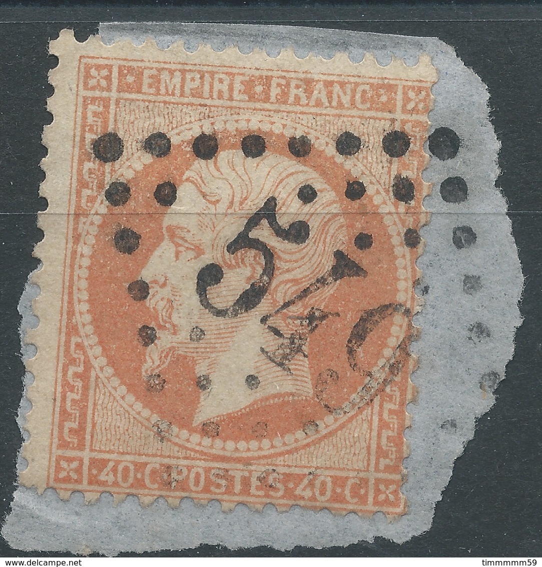 Lot N°45850  N°23/fragment, Oblit GC 549 Boulogne-sur-Mer, Pas-de-Calais (61) - 1862 Napoleon III