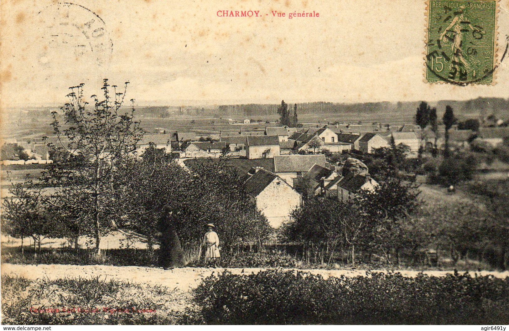 - CHARMOY (89) - Vue Générale, Animée  -10656- - Charmoy