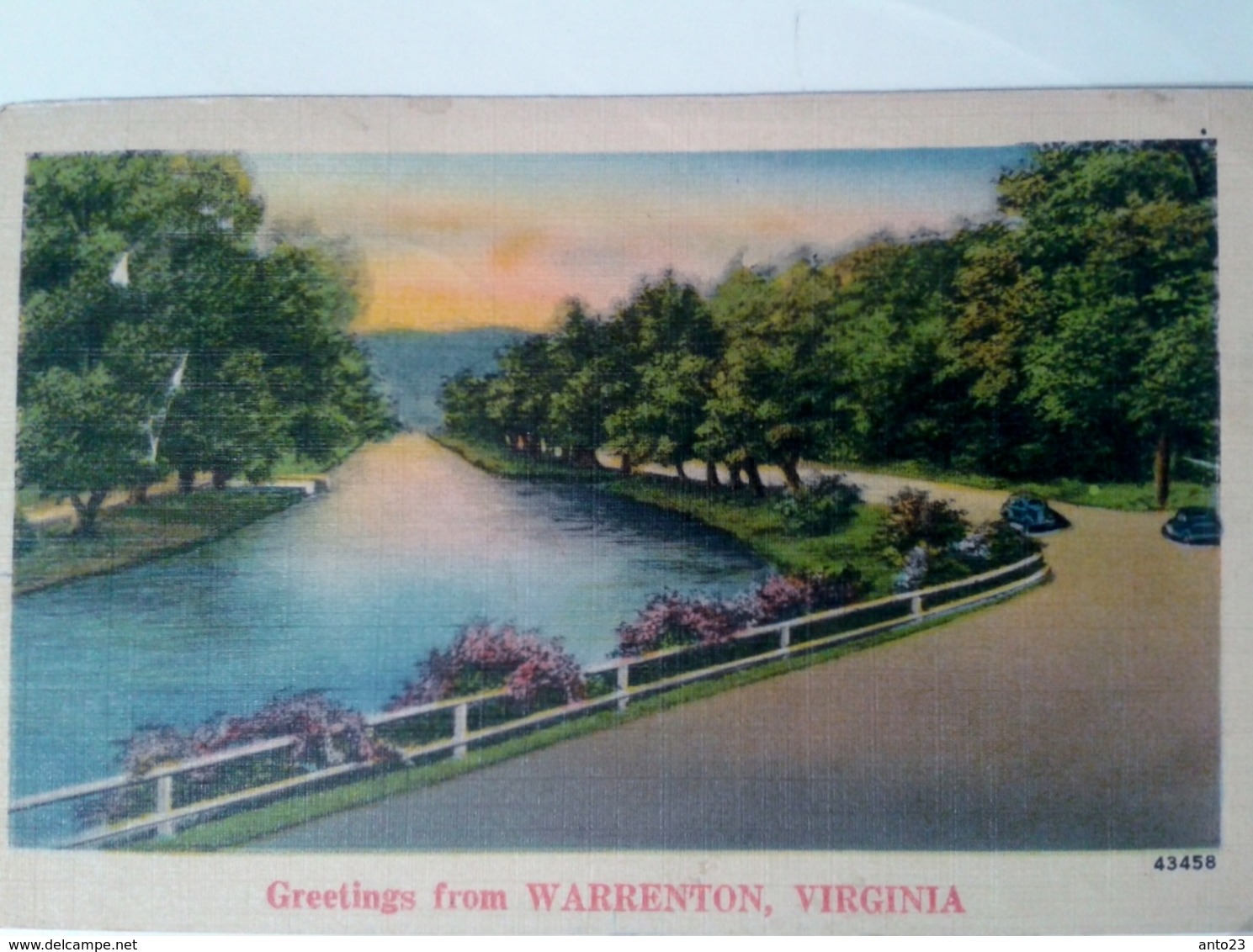 Etats-Unis  VA - Virginia Greeting From WARRENTON VIRGINIA - Autres & Non Classés