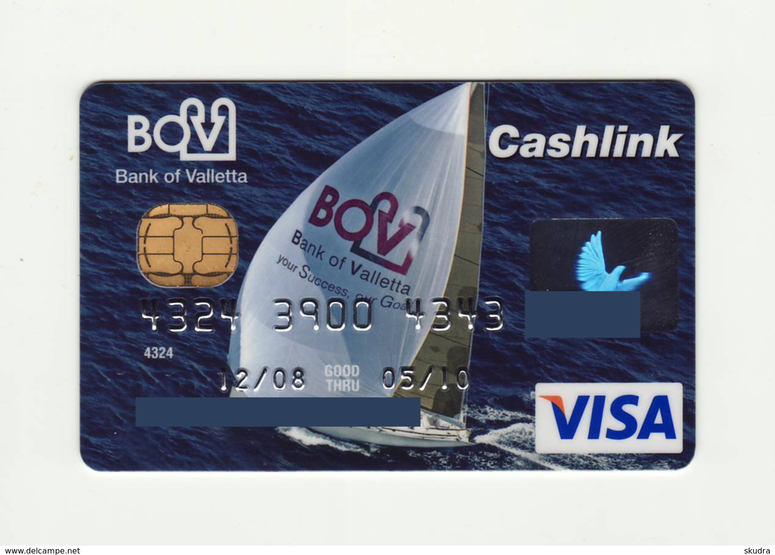 Bank Of Valletta MALTA Sailing Sports-Yacht  VISA  Expired - Cartes De Crédit (expiration Min. 10 Ans)