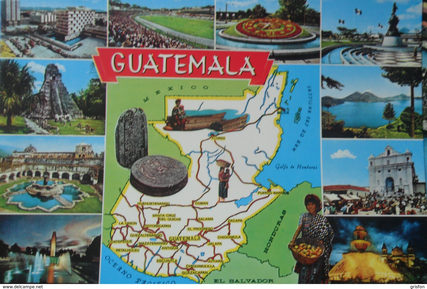 Guatemala Multi Vues Map - Guatemala