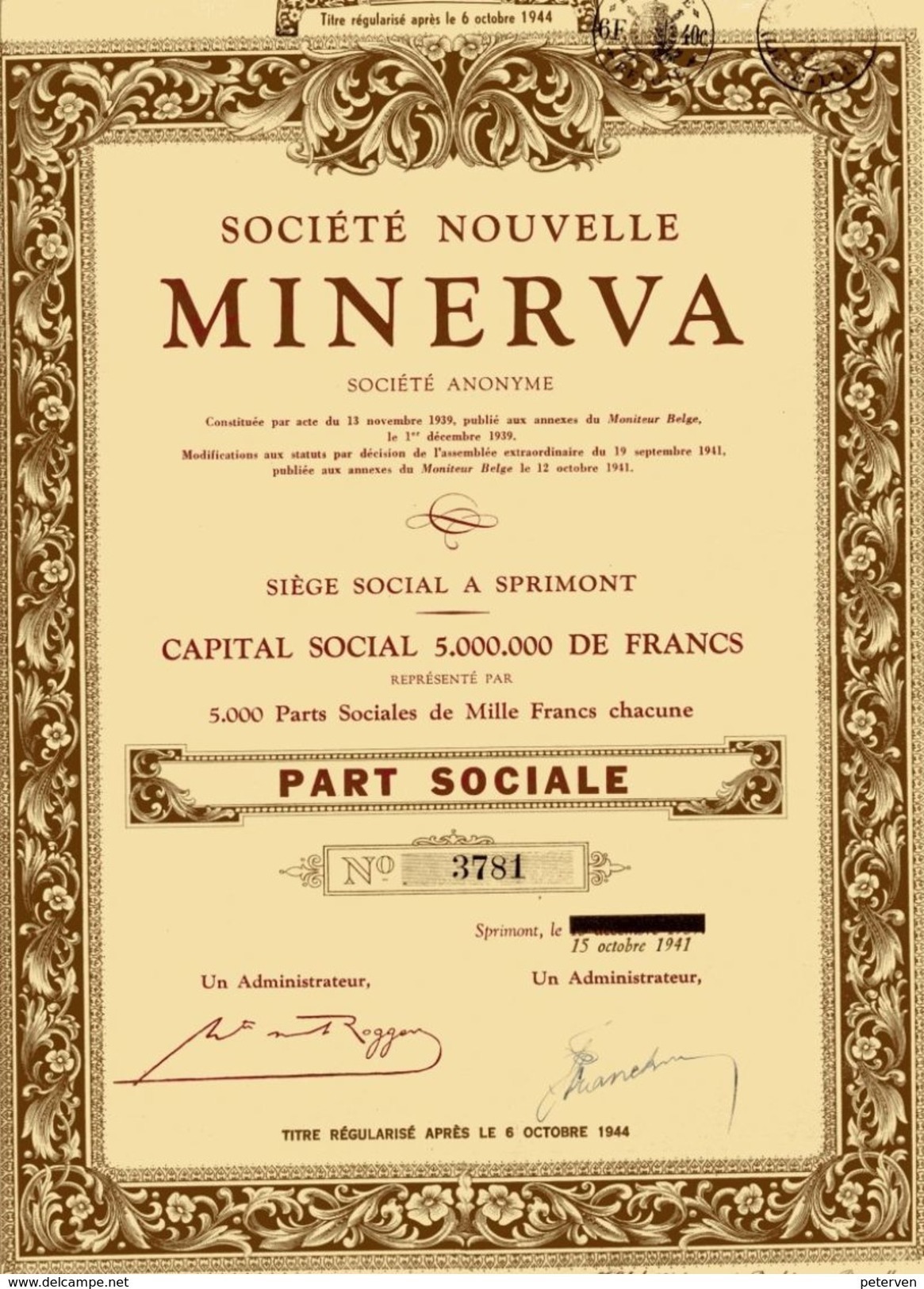 MINERVA - Société Nouvelle - Automobile