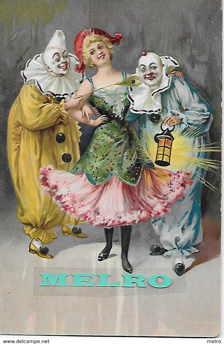 Carte Postale Gaufrée -  Pierrot, Personnage De Clown, Comédie. - Cirque