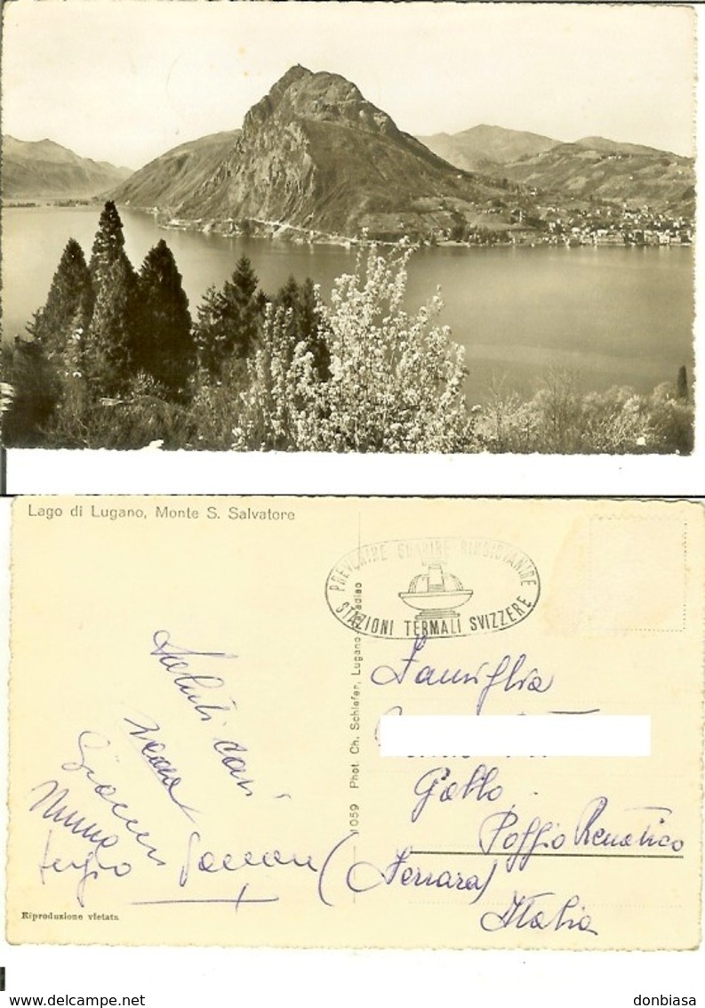 Monte S. Salvatore (Lugano). Lotto 10 Cartoline B/n (fp E FG Anni '40-'50). Ponte Melide, Auto D'epoca... - Melide