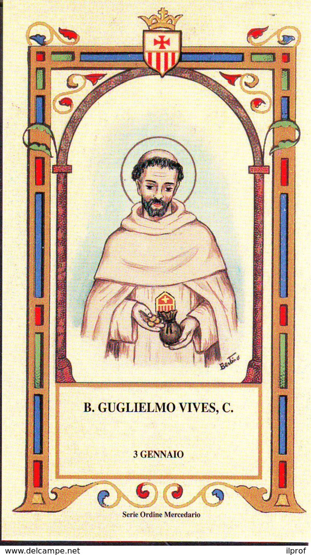 Santini Del Mese Di Gennaio, Giorno 3: Beato Guglielmo Vives, A Retro Vita Del Beato - Religione & Esoterismo