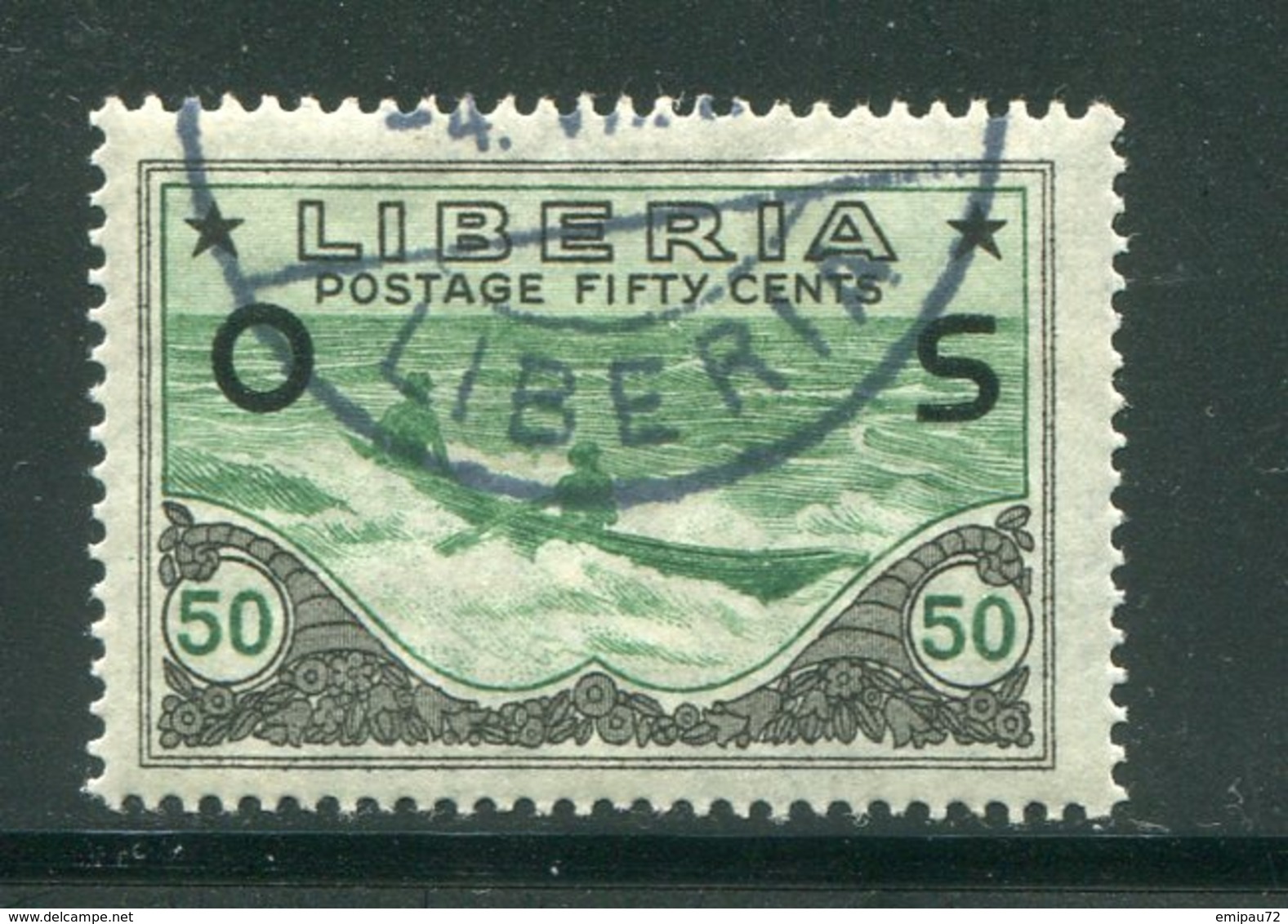 LIBERIA- Timbres De Service Y&T N°128- Oblitéré - Liberia