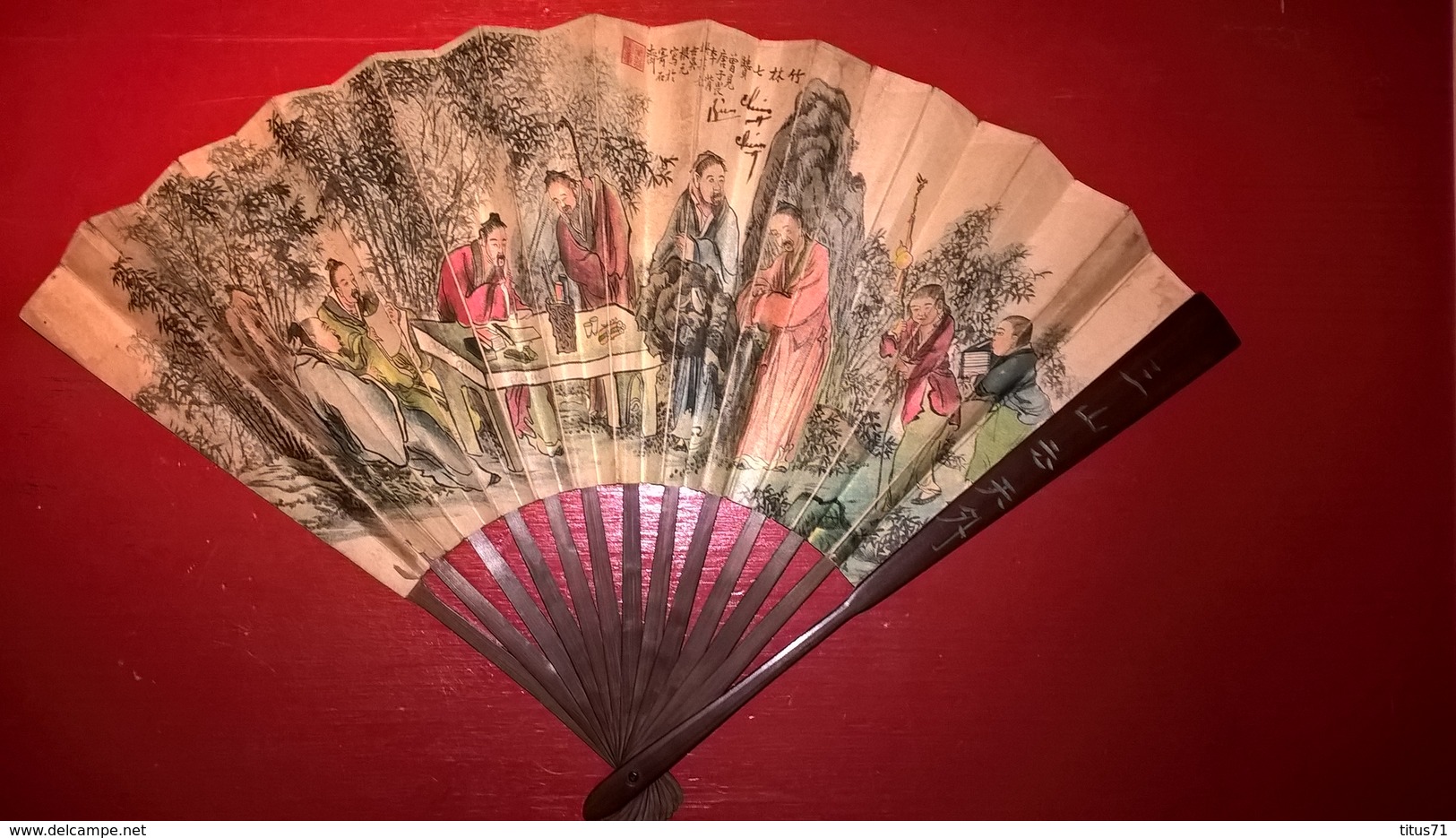 Eventail Asiatique à Identifier - Fans