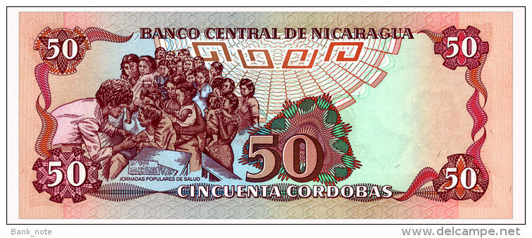 NICARAGUA 50 CORDOBAS 1985 Pick 153 Unc - Nicaragua