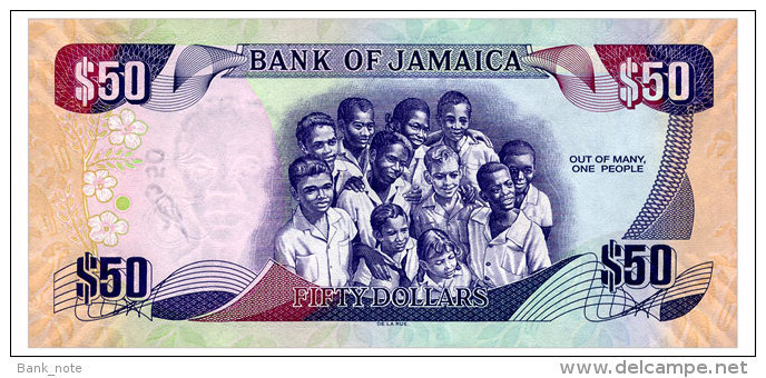 JAMAICA 50 DOLLARS 2012 COMMEMORATIVE Pick 89 Unc - Giamaica