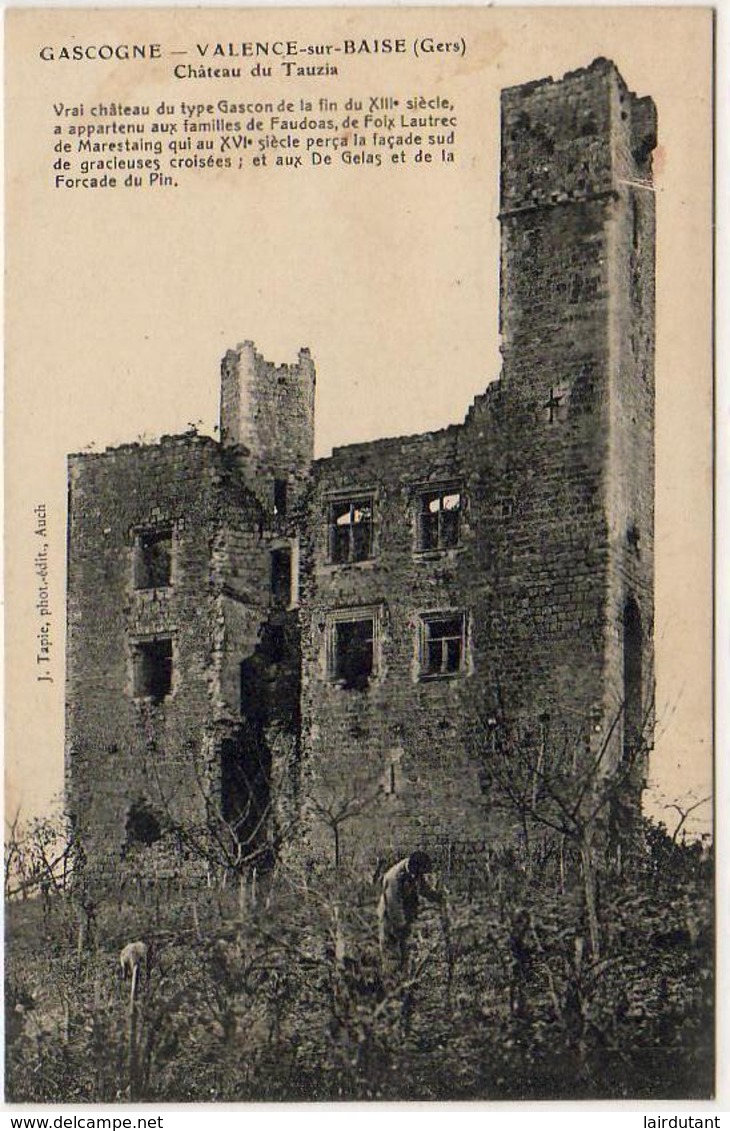 D32  VALENCE-SUR-BAÏSE  Château Du Tauzia ( 2? Choix )  ..... ( Ref H1275 ) - Autres & Non Classés