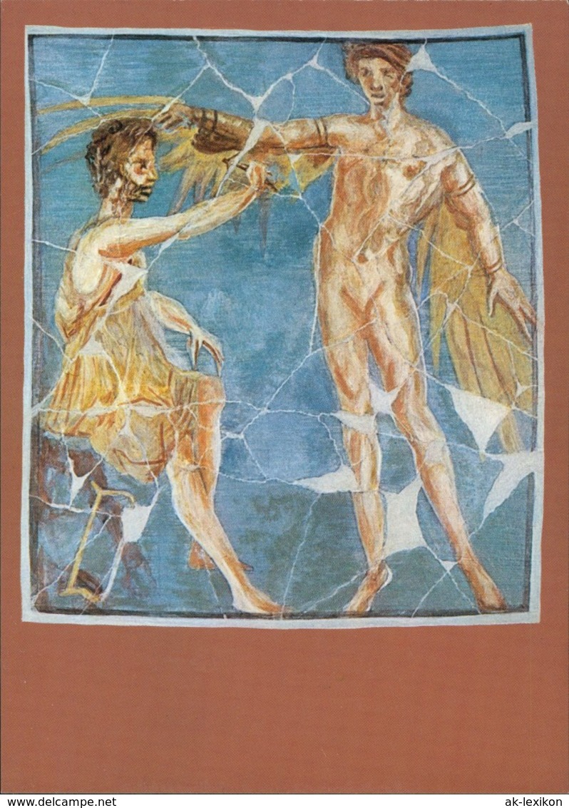 Bad Homburg Vor Der Höhe Saalburgmuseum - Wandmalerei Dädalus Und Icarus 1970 - Bad Homburg