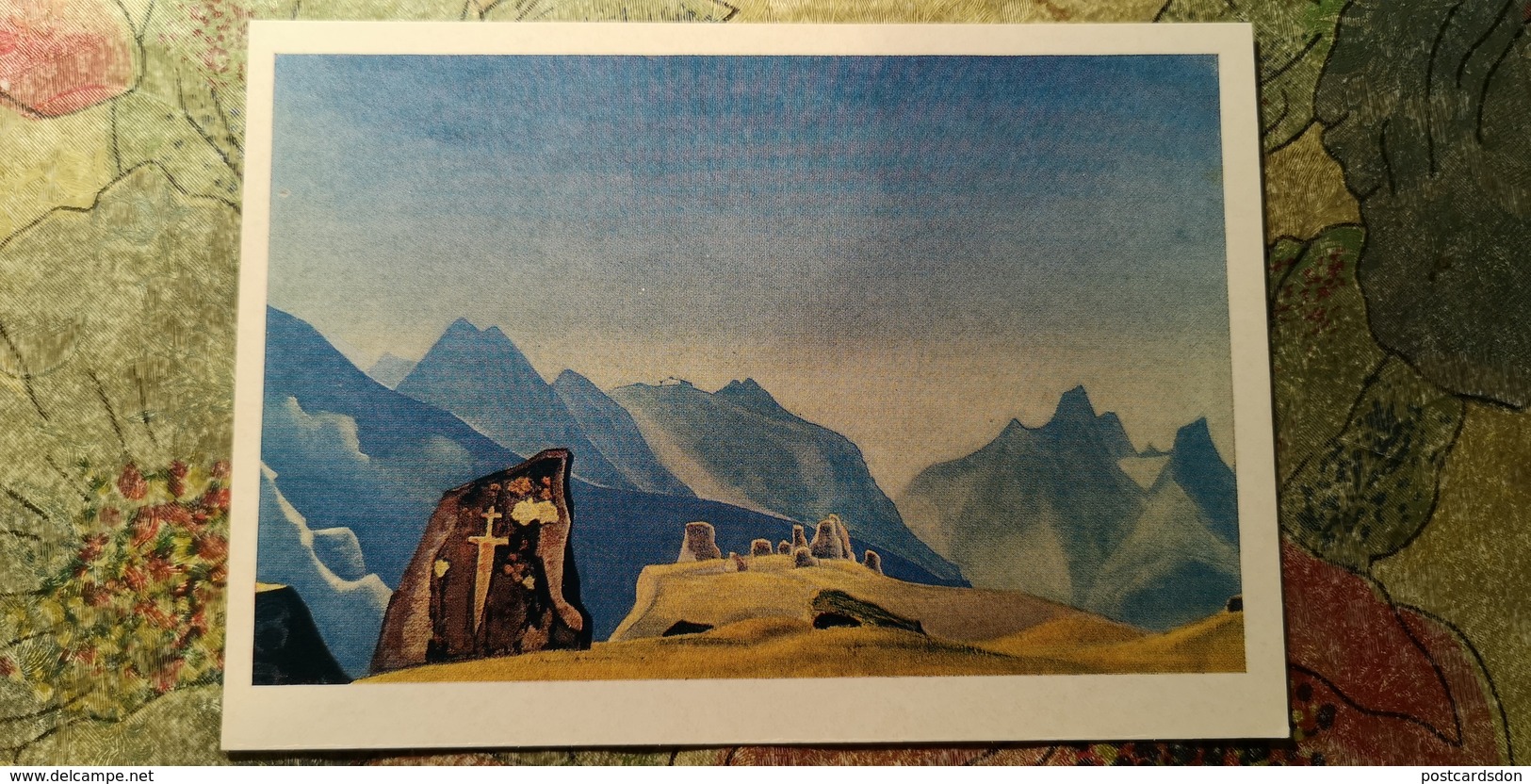 Nicholas Roerich - "Geser Sword"   HIMALAYA - Old USSR PC 1974 - Tíbet