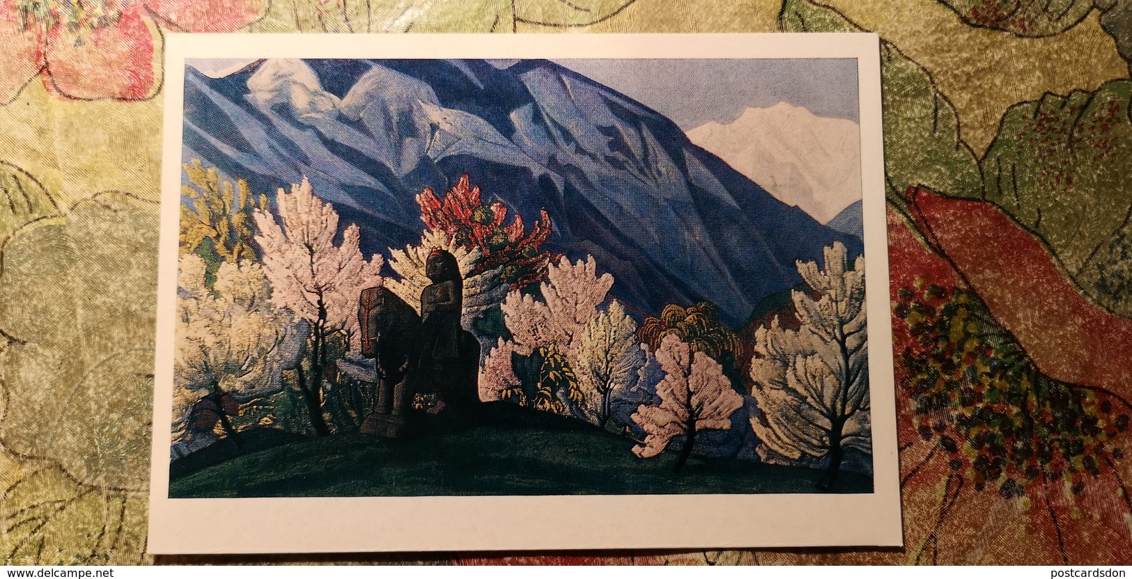 Nicholas Roerich - "Guga Chokhan"   HIMALAYA - Old USSR PC 1974 - Tibet