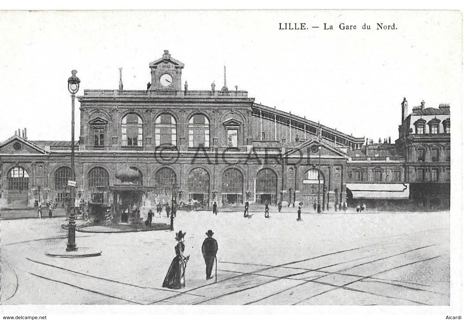 Postkaart Lille La Gare Du Nord La Gare / De Statie (A7) - Lille
