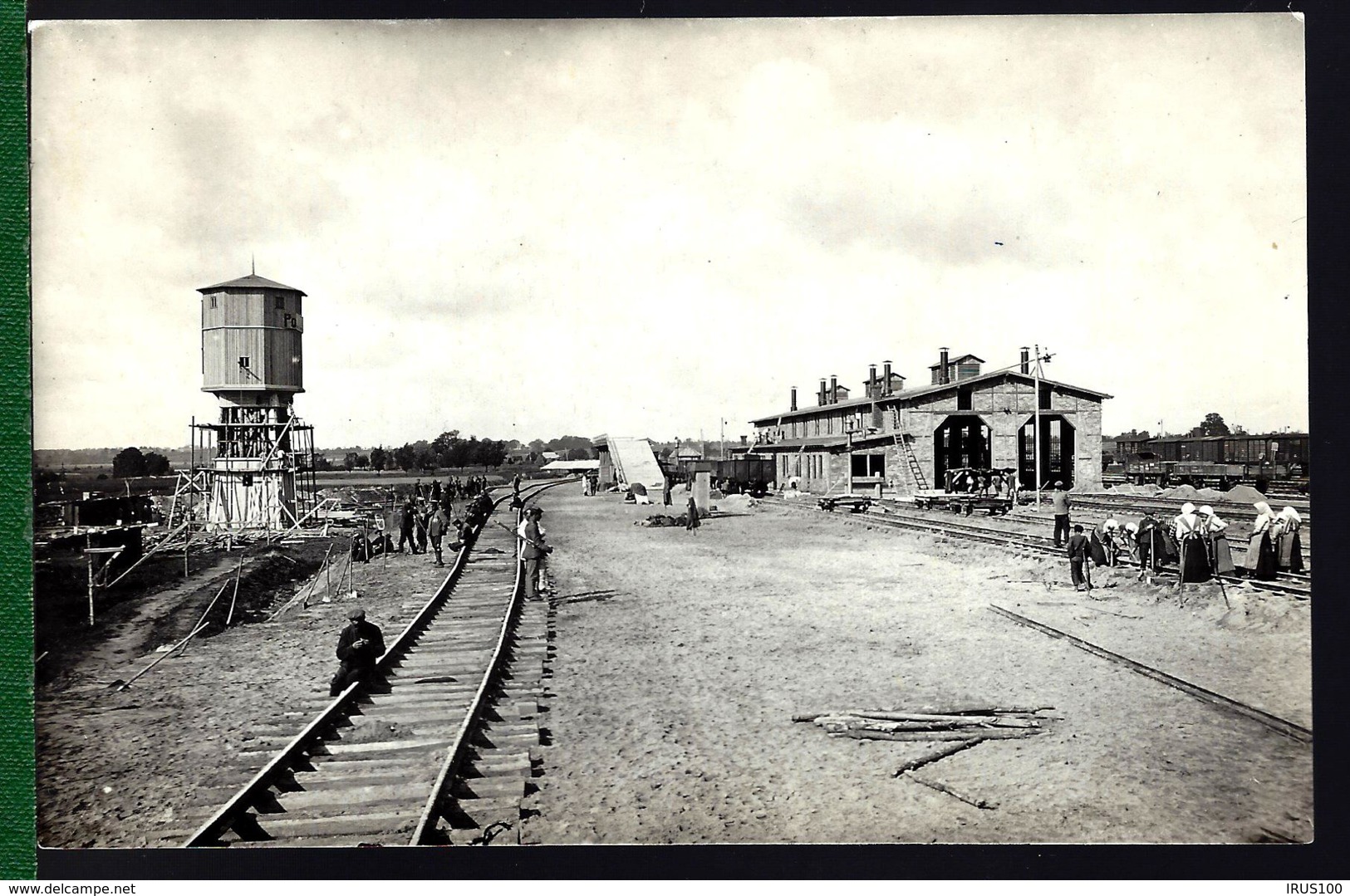 FOTO - BAHNBAU EN LITUANIE - RADVILISKIS - 1914 /1918 - CHEMIN DE FER - 2. GUERRE MONDIALE - Lituanie