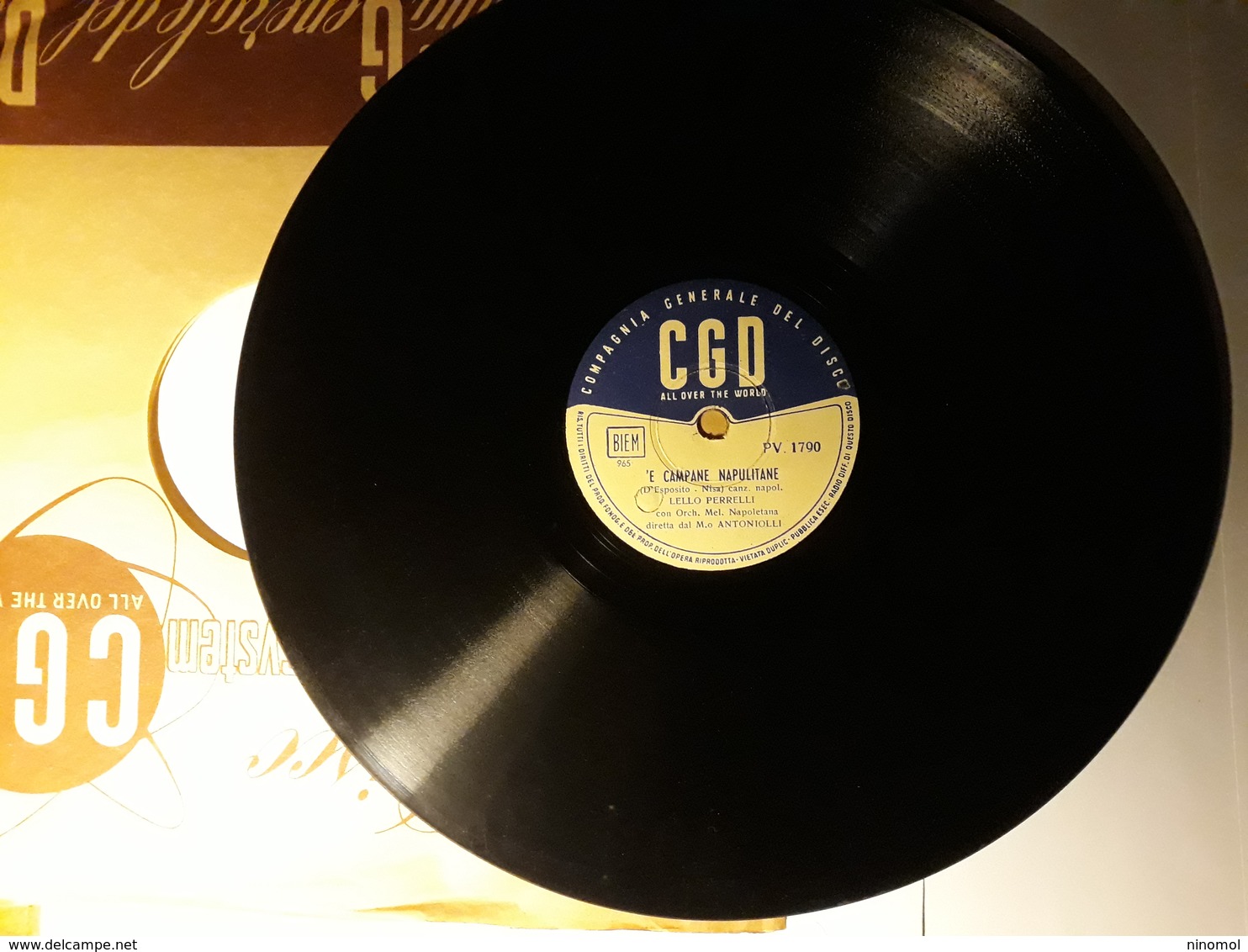 CGD  -  1952.  Serie  PV  Nr. 1790.   Lello Perrelli - 78 T - Disques Pour Gramophone