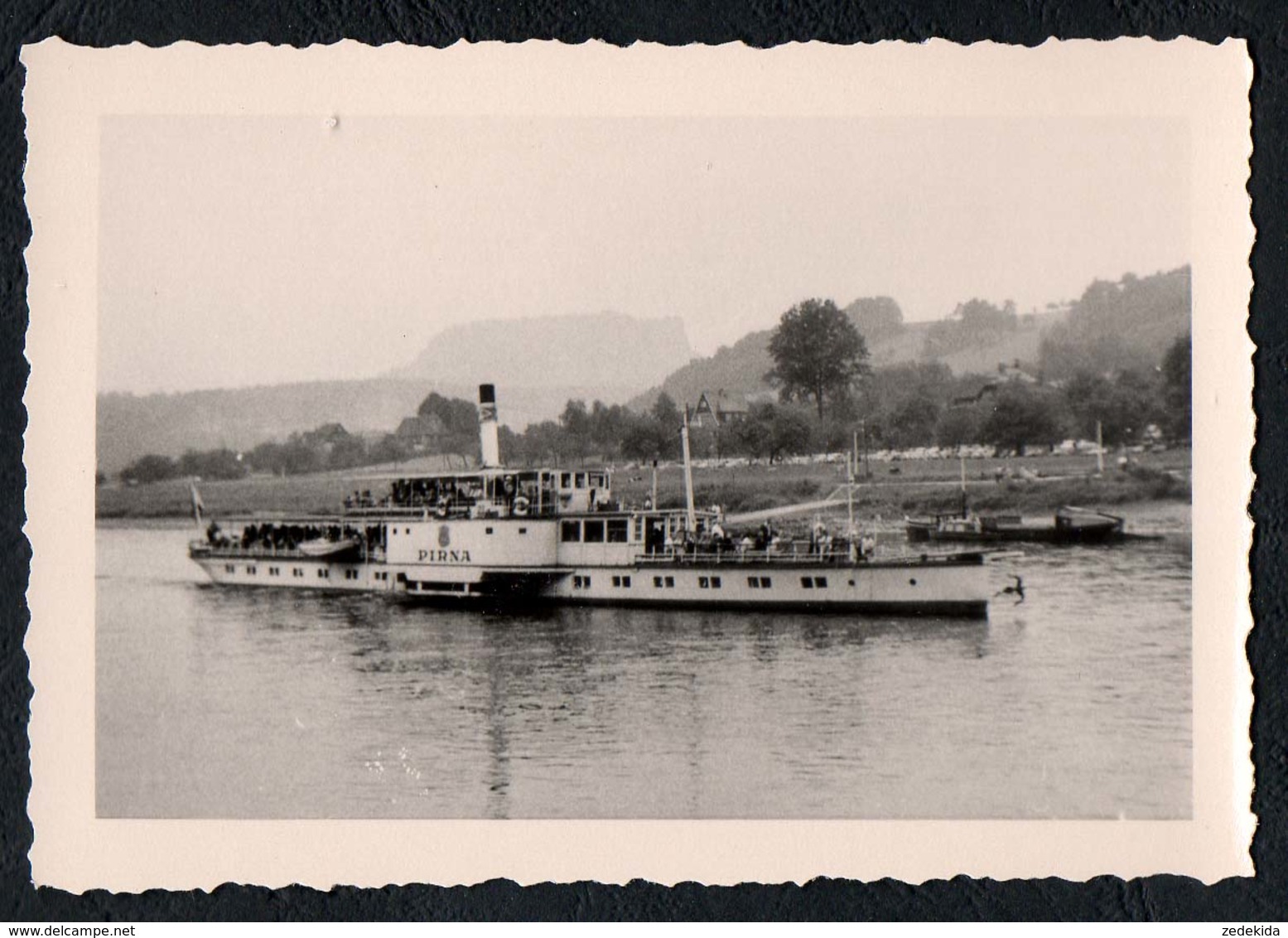 C1293 - Foto Dampfer Pirna Elbeschifffahrt Schifffahrt Schaufelraddampfer - Paquebots