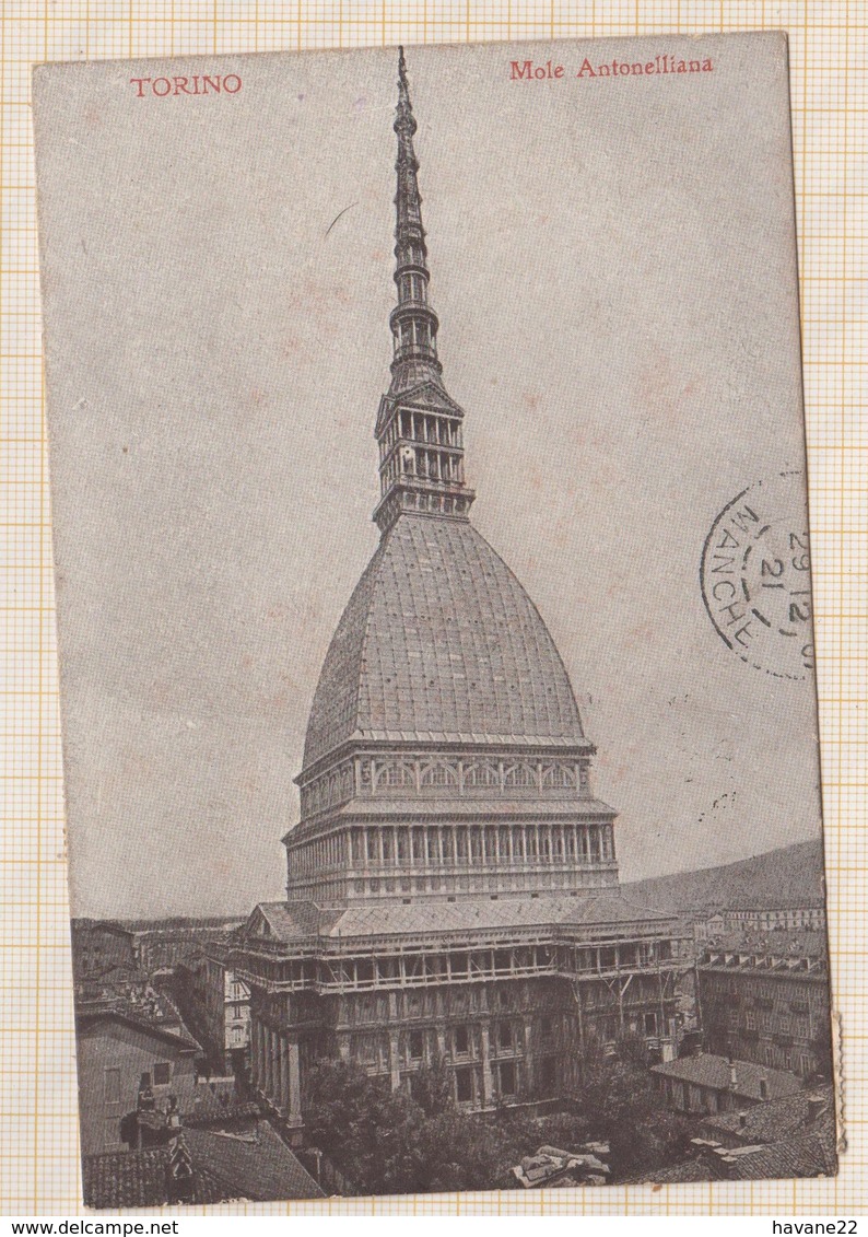 8AK4276 TURIN TORINO  LA MOLE ANTONELLIANA   2 SCANS - Collezioni & Lotti