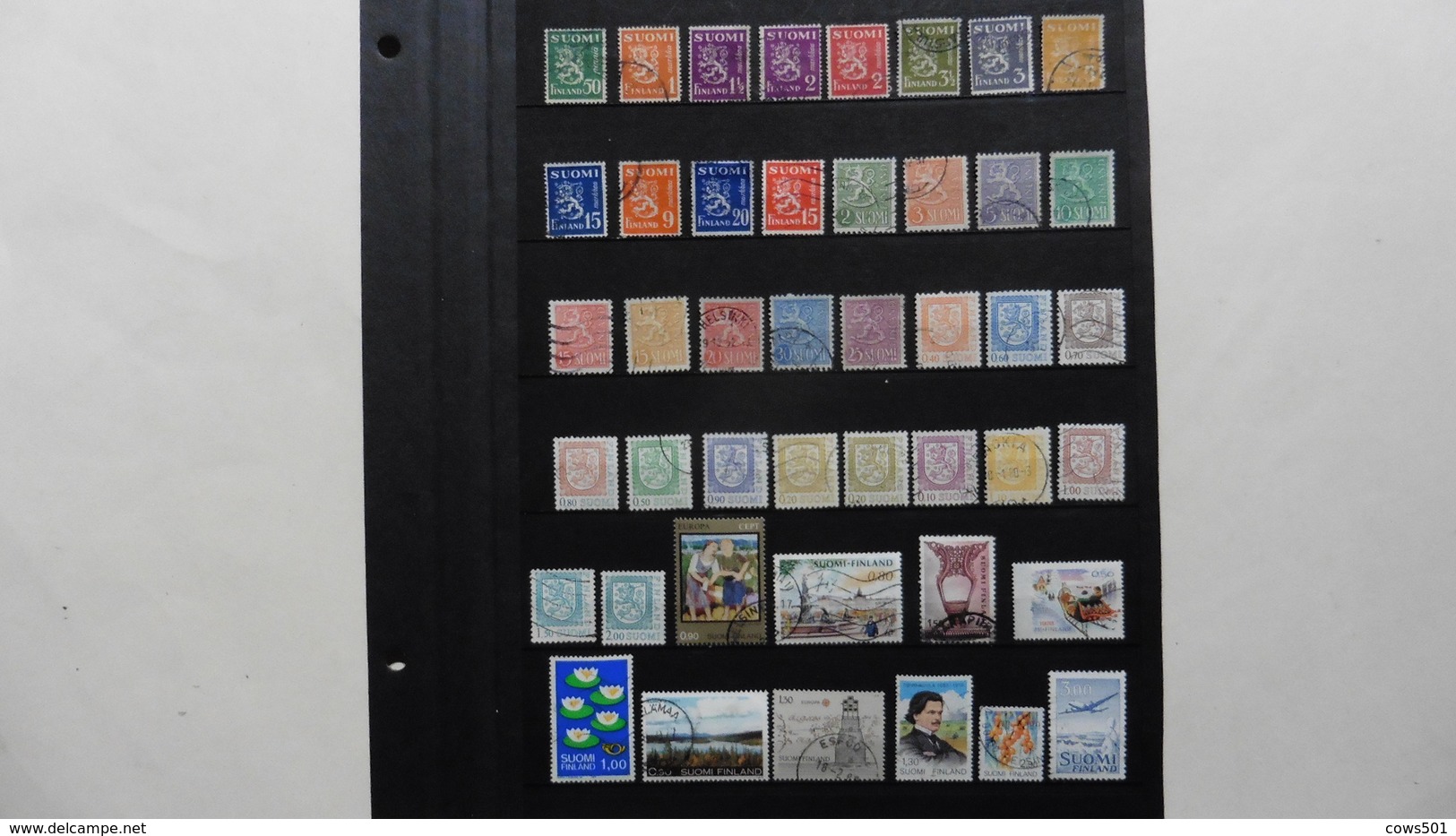 Finlande : 44 Timbres Oblitérés - Collections