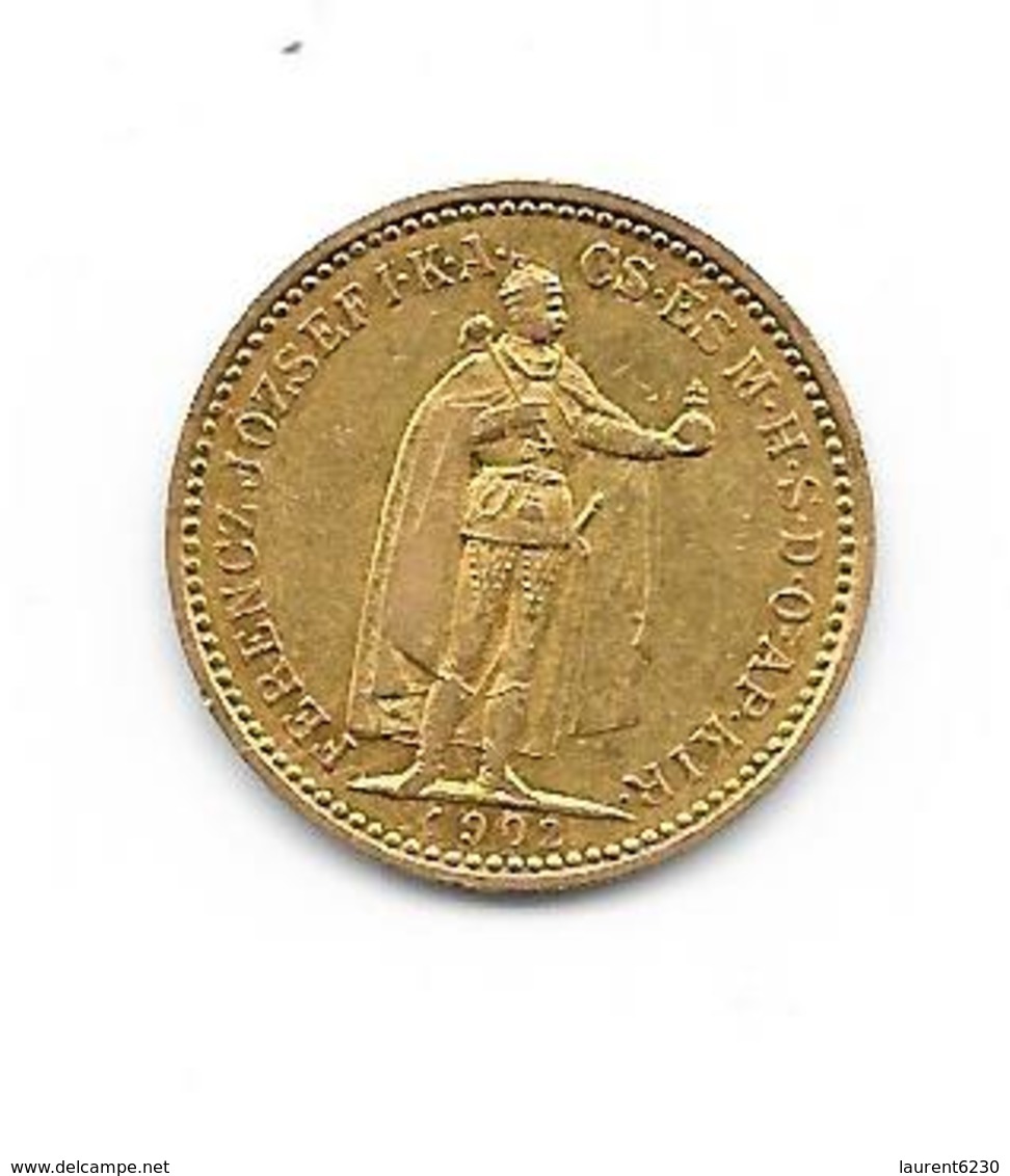 10 Korona Kronen - Hungary - 1902 (KM#485) - Or Gold - Hongrie