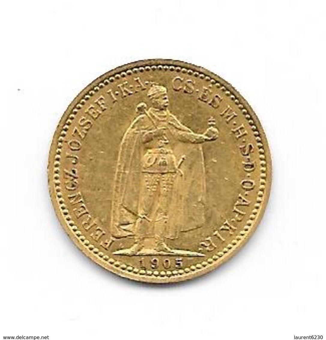 10 Korona Kronen - Hungary - 1905 (KM#485) - Or Gold - Hongrie