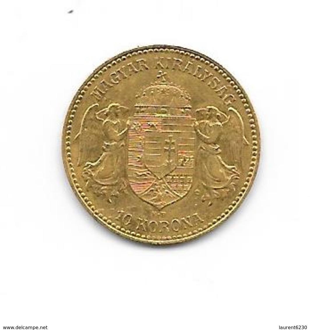 10 Korona Kronen - Hungary - 1907 (KM#485) - Or Gold - Hongrie