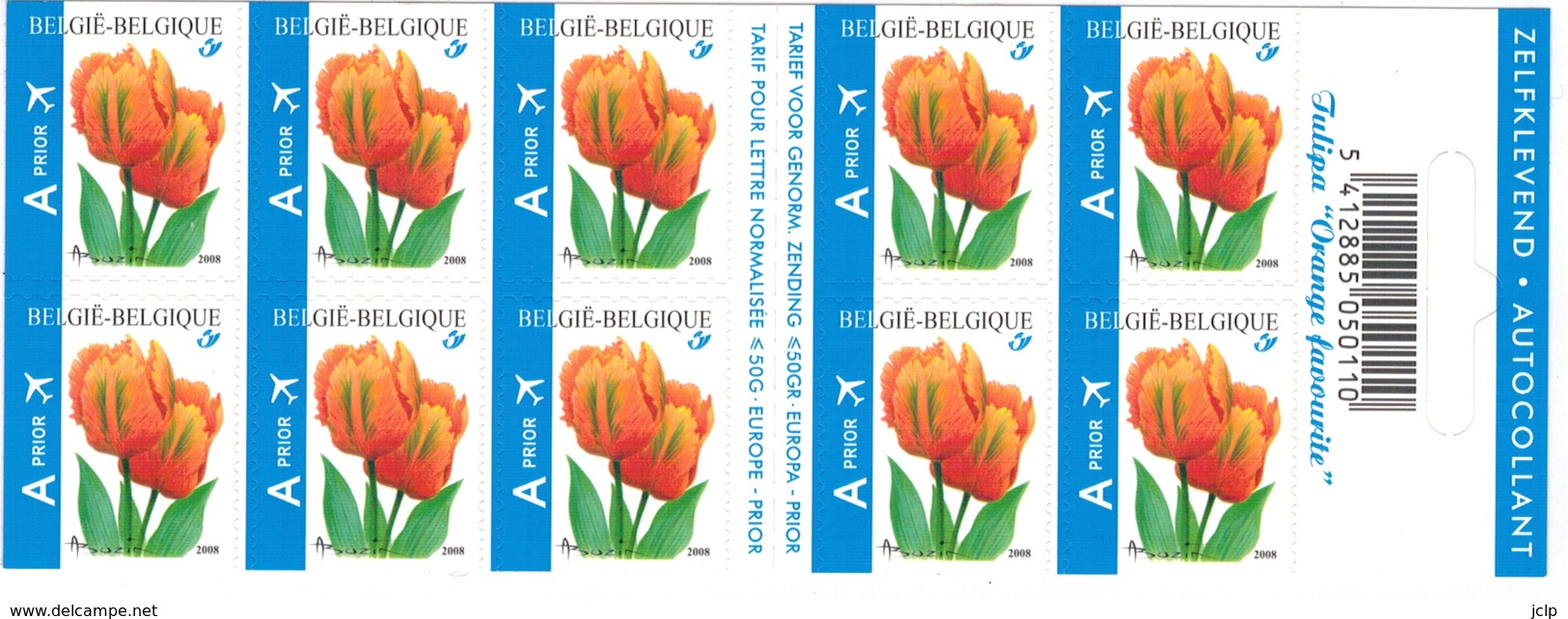 Postzegelboekjes.  Bloemen. Tulipe "orange" - Ongebruikt