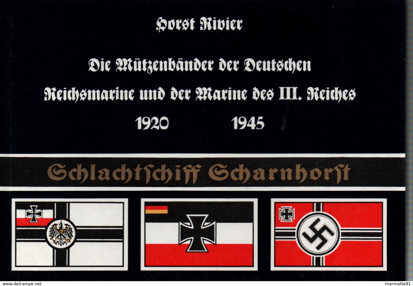 MUTZENBANDER DEUTSCHEN MARINE 1920 1945 BANDE BACHIS MARINE GUERRE ALLEMANDE GERMAN NAVY - Duits