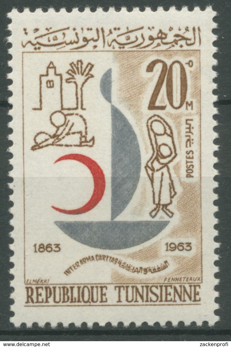 Tunesien 1963 100 Jahre Internationales Rotes Kreuz 622 Postfrisch - Tunesien (1956-...)