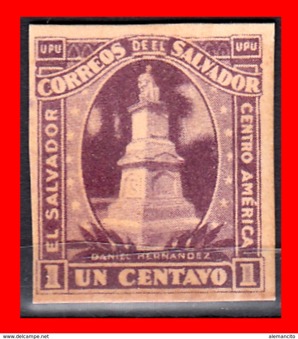 EL SALVADOR AÑO 1924-25 - 1 CENTAVO DANIEL HERNANDEZ MONUMENTO - El Salvador