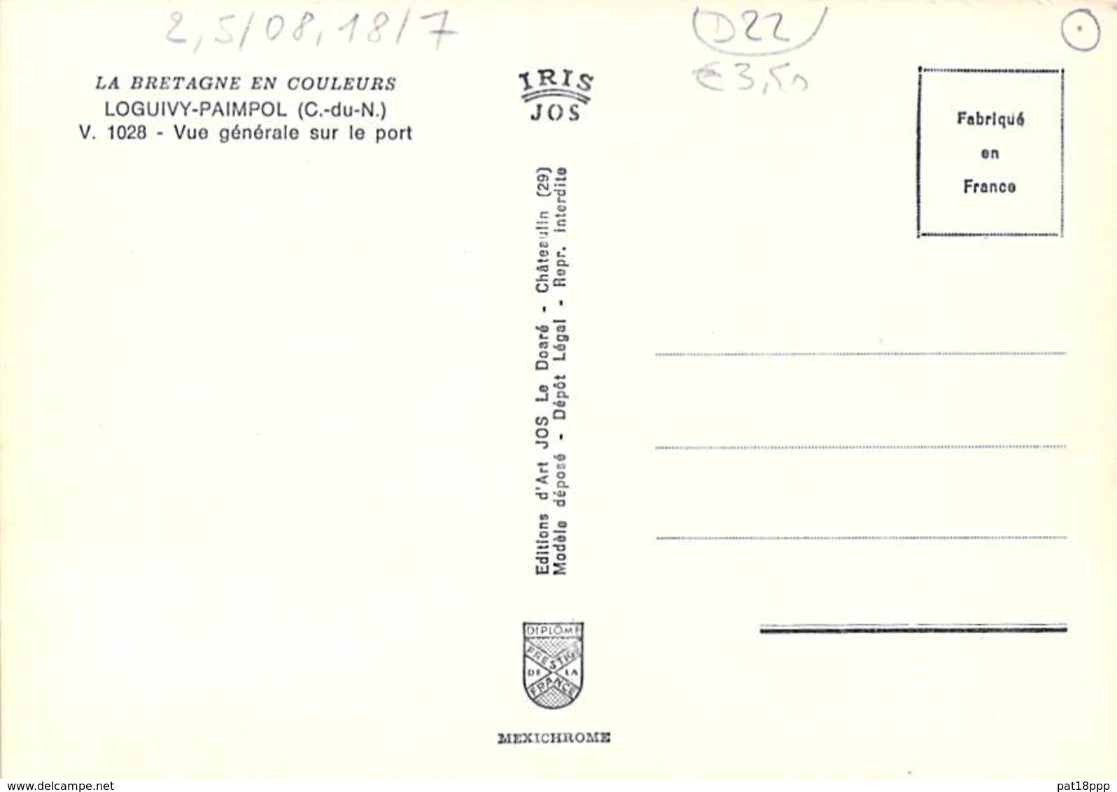 22 - LOGUIVY PAIMPOL : Vue Générale Sur Le Port - CPSM CPM Grand Format - Côtes D'Armor - Andere & Zonder Classificatie