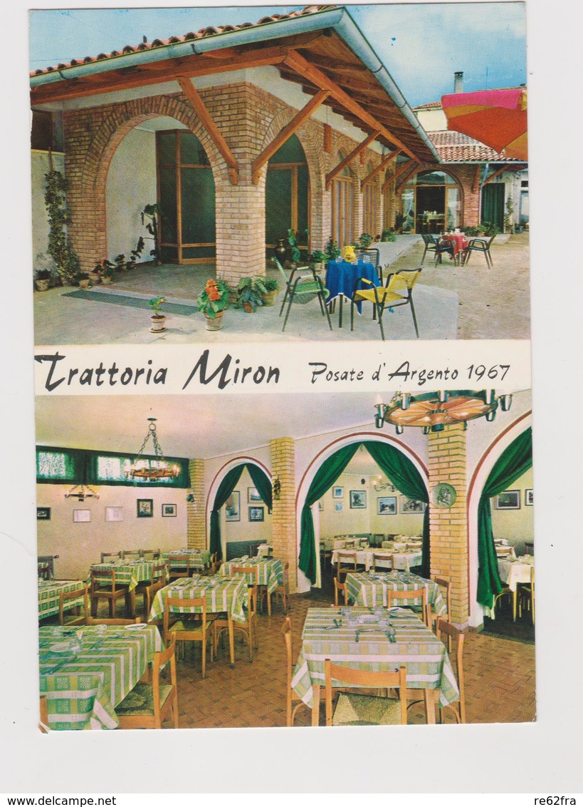 NERVESA Della BATTAGLIA  (TV), Pubblicitaria Trattoria MIRON  - F.G. - Anni  '1960 - Treviso