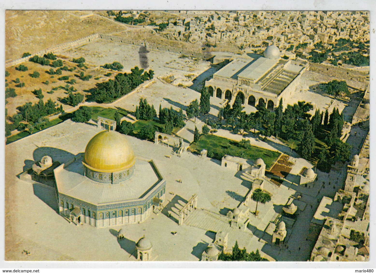 JERUSALEM   DOME  OF  THE  ROCK                    (VIAGGIATA ) - Israele