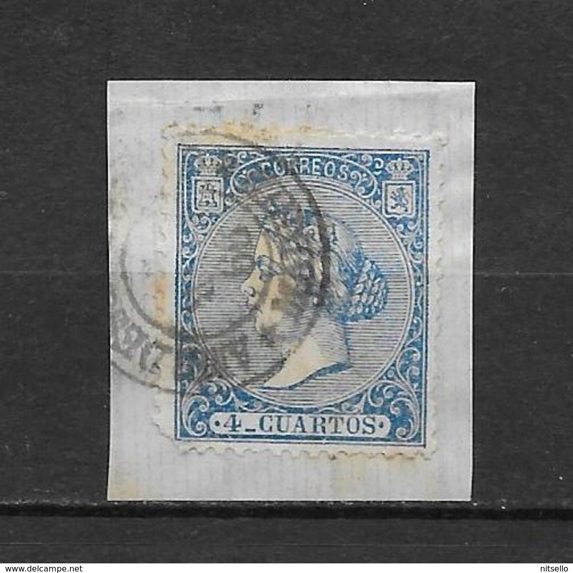 LOTE 1809 /// (C065) ESPAÑA  AÑO 1860/61   - EDIFIL Nº: 75   CON MATASELLO AMBULANTE ¡¡¡ OFERTA !!! - Used Stamps