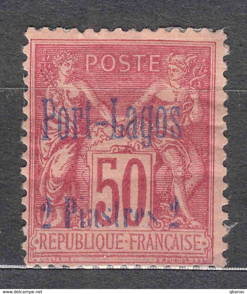 Port-Lagos 1893 Yvert#5 Mint Hinged - Ungebraucht
