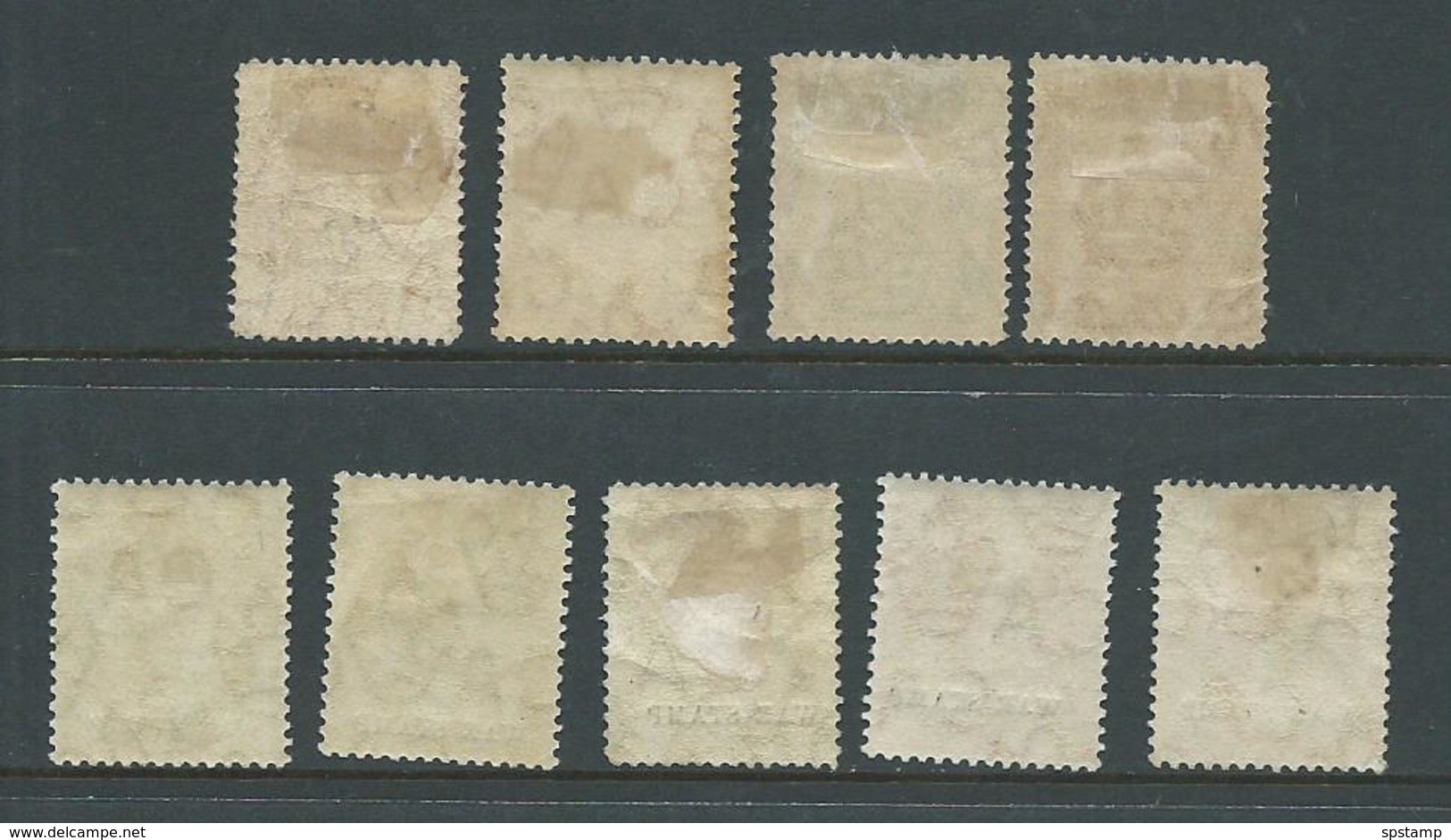 Falkland Islands 1904 - 1929 Group Of 9 Low Values Mint Incl War Tax Issues Duplicated - Falkland