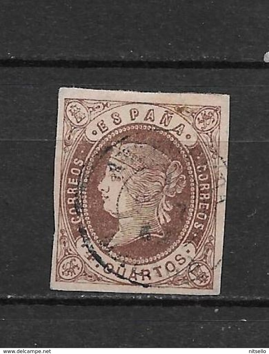 LOTE 1811 /// (C005) ESPAÑA  AÑO 1862   - EDIFIL Nº: 58    ¡¡¡ OFERTA !!! - Usados