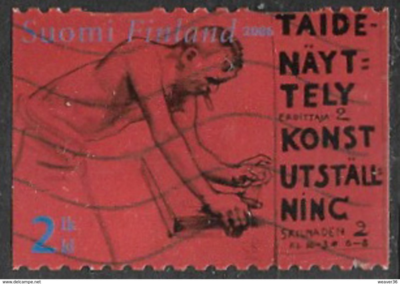 Finland SG1812 2006 Posters By Akseli Gallen-Kallela 2 Klass Good/fine Used [39/31817/6D] - Used Stamps