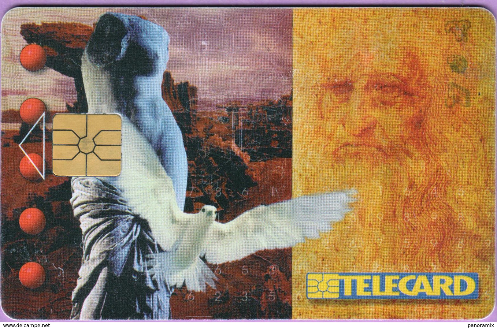 Télécarte Tchéquie °° 1997 - De Vinci Et Colombe - 150 Kc - R. - Tchéquie