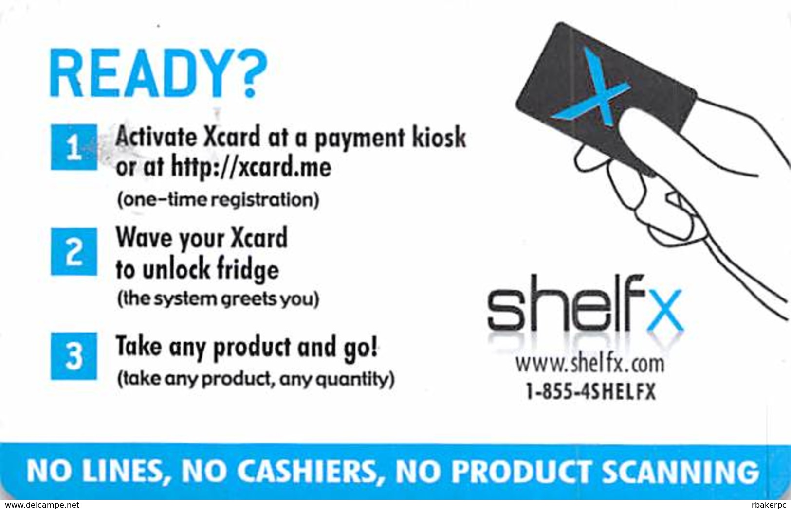 ShelfX - Plastic Trade Show Card - Other & Unclassified