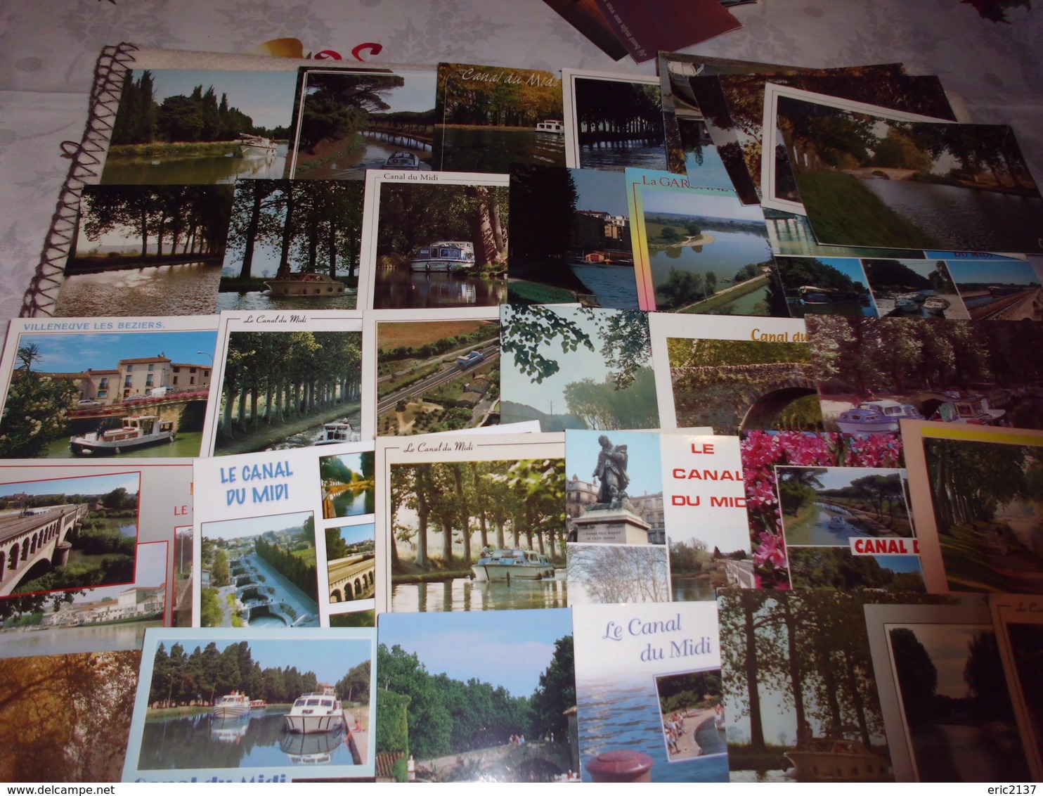 LOT DE 35 CARTES DU CANAL DU MIDI.... - 5 - 99 Cartes